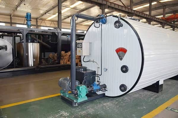 medium sized asphalt storage tank